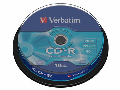 CD.VIRGEN VERBATIM 80 M. 700 MB. 52X﻿